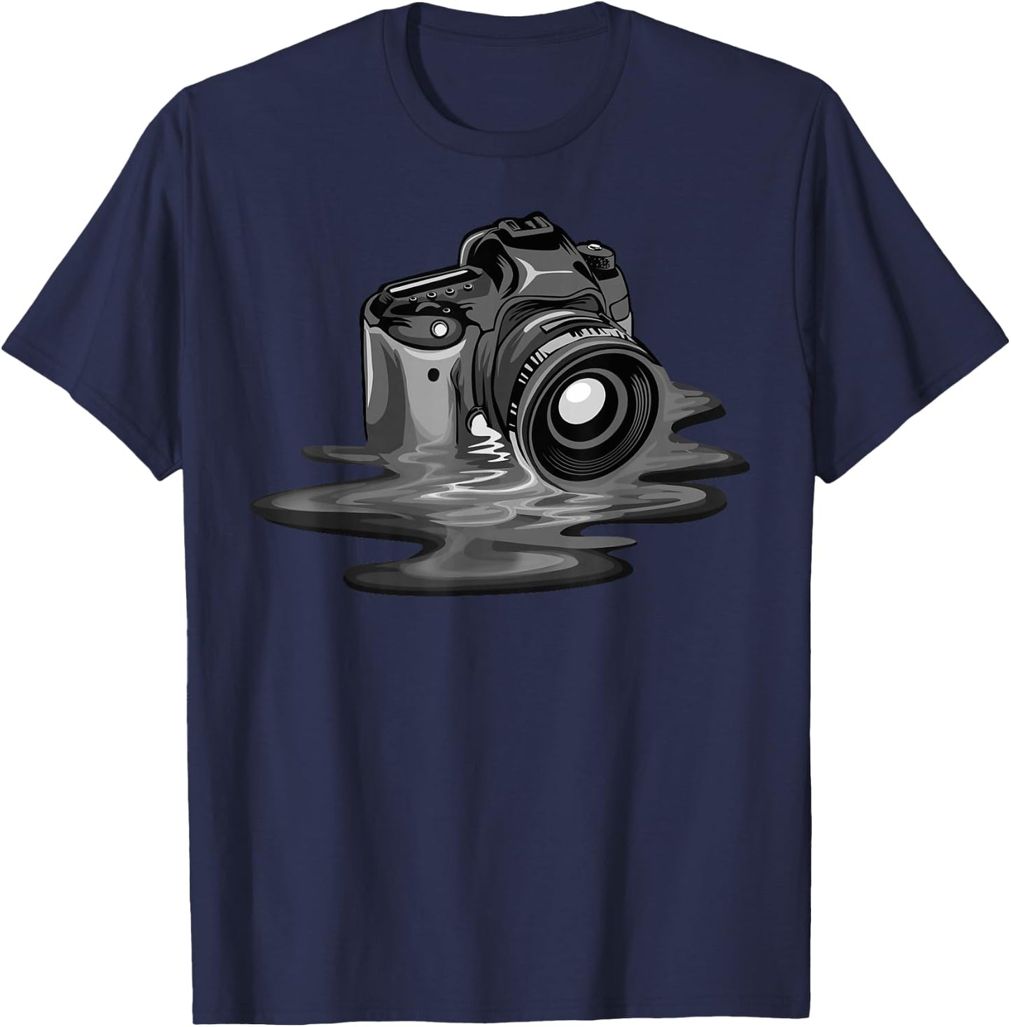 Funny Camera Gift Photographers Men Women Photography T-Shirt - T-Shirt | Navy