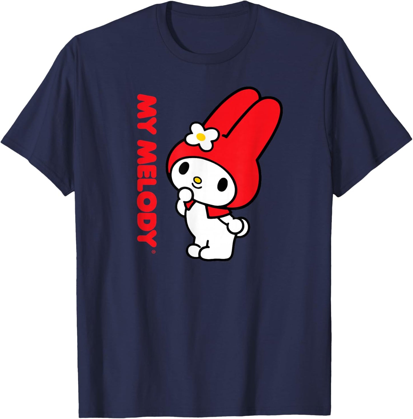My Melody Logo T-Shirt - T-Shirt | Navy