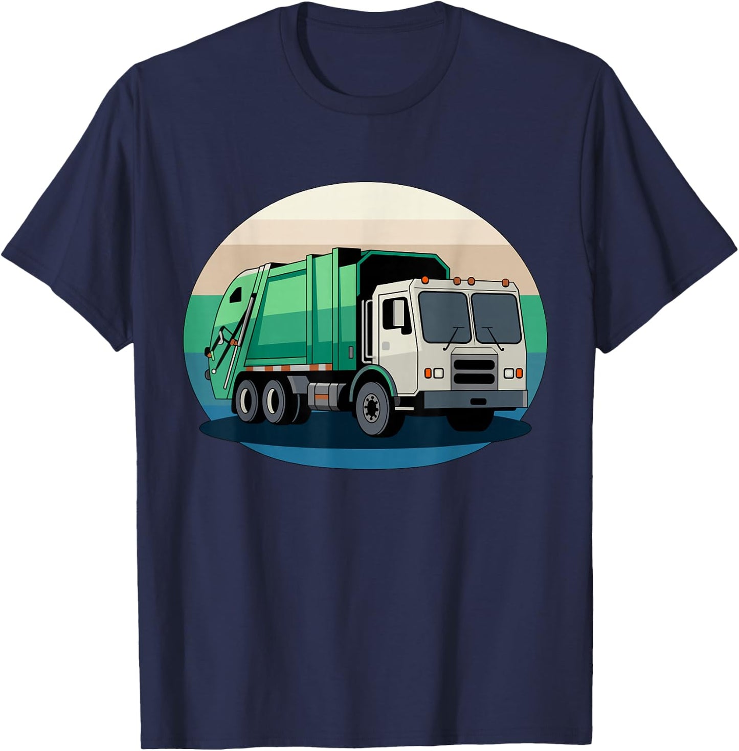 Garbage Truck T-Shirt - T-Shirt | Navy