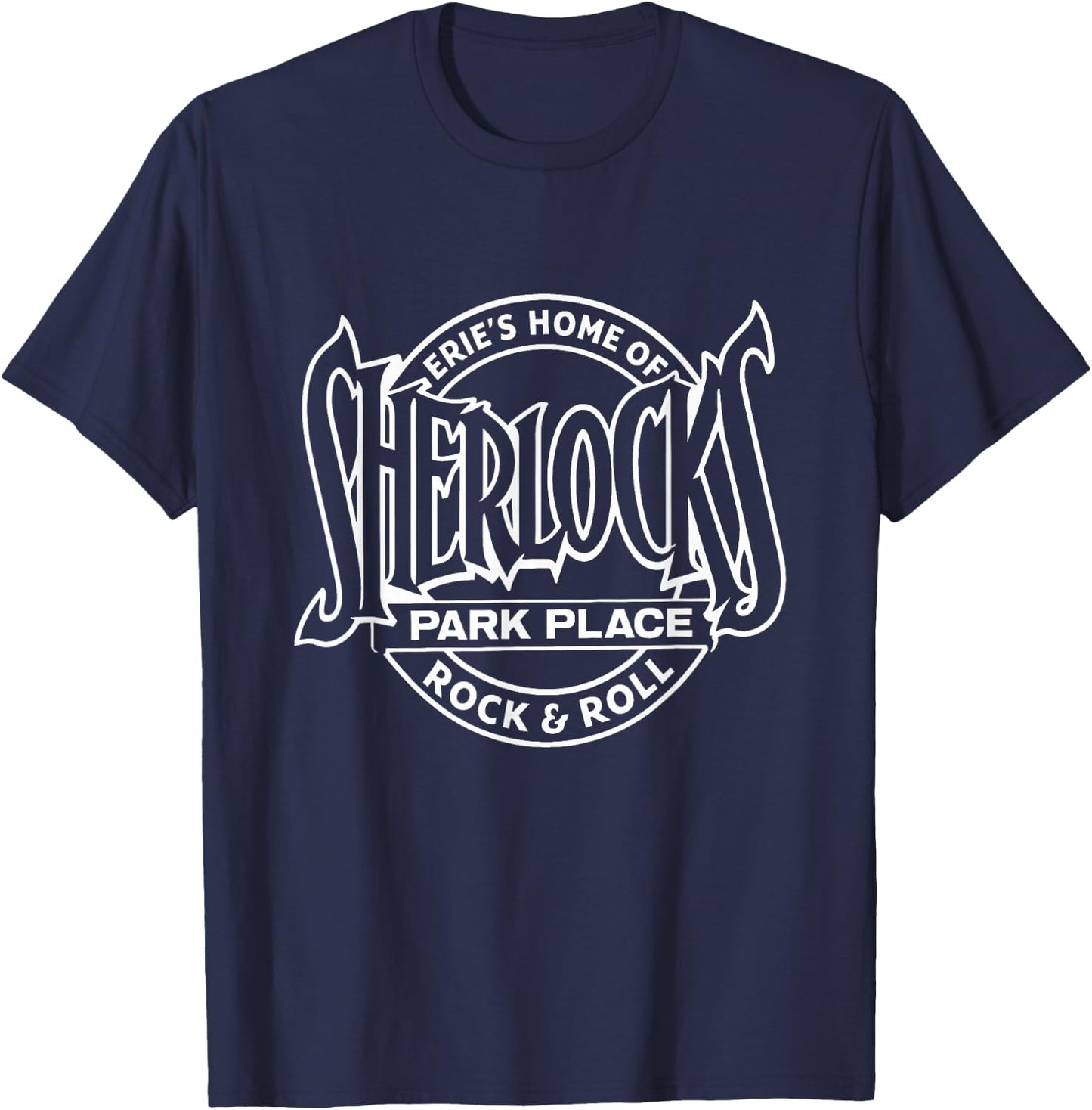 Sherlock's Park Place Erie's Home of Rock and Roll T-Shirt - T-Shirt | Navy