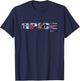 Official Spice Girls Wannabe Logo , Blue, S T-Shirt - T-Shirt | Navy
