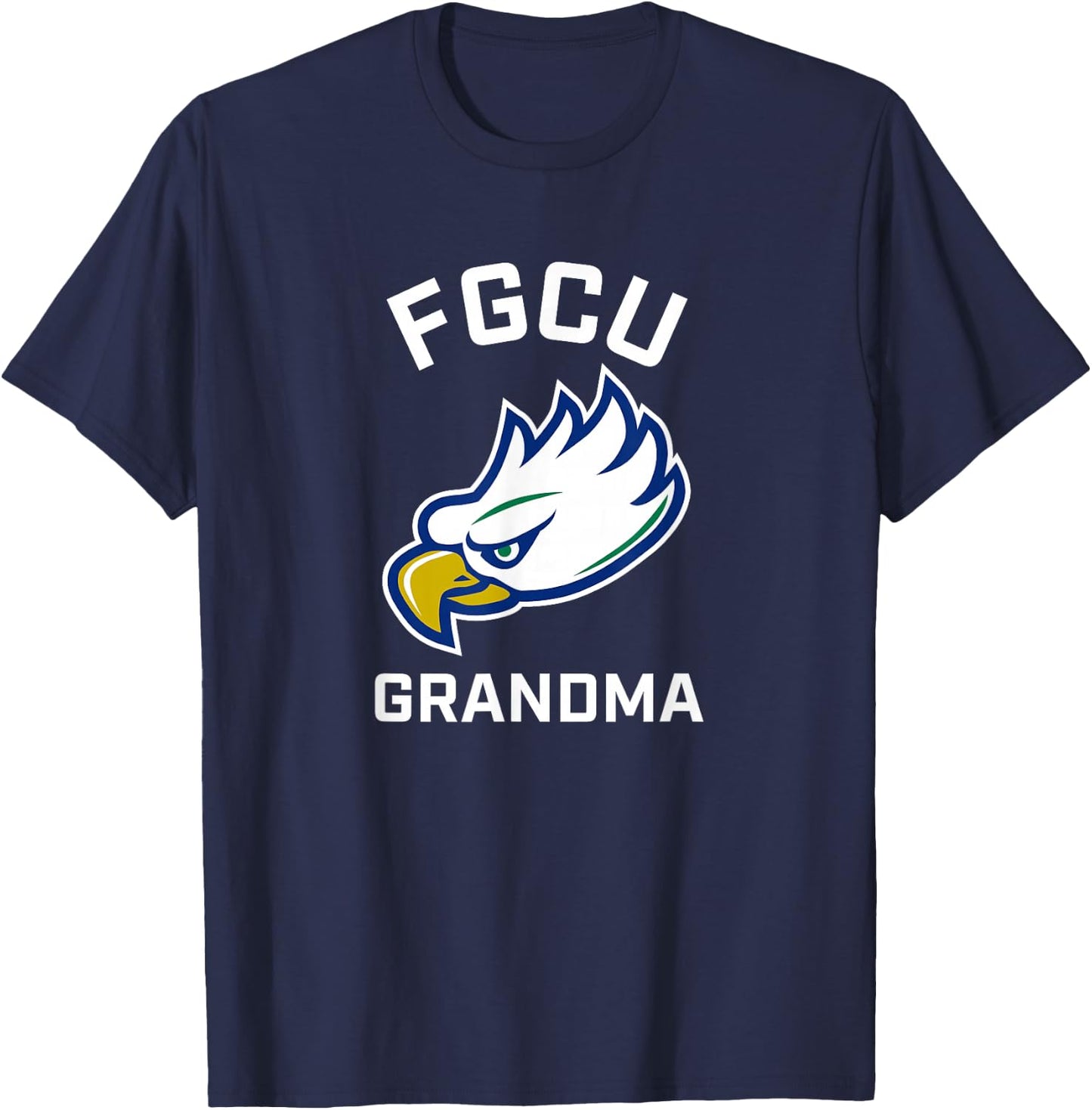 Florida Gulf Coast University FGCU Eagles Arched Grandma T-Shirt - T-Shirt | Navy