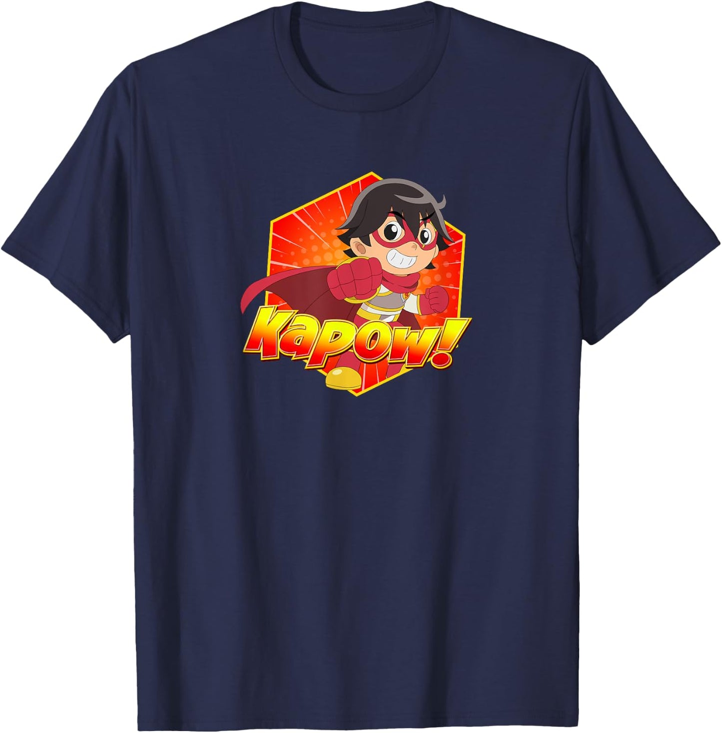 Ryan's World the Movie Kapow T-Shirt - T-Shirt | Navy