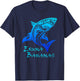 Exuma Bahamas Tribal Shark Polynesian Tattoo Style Vacation T-Shirt - T-Shirt | Navy