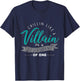 Chillin Like A Villain Or A Descendant Of One - Gift T Shirt T-Shirt - T-Shirt | Navy
