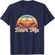 Funny Beer Me baseball Softball design T-Shirt - T-Shirt | Navy