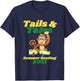 Tails and Tales Summer Reading 2021 Monkey Library Prize T-Shirt - T-Shirt | Navy