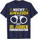 25 Jahre Firmeneigentum Nicht Anfassen Kollege Jubiläum T-Shirt - T-Shirt | Navy