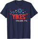 Yikes England 1776 Funny Independence Day 4th Of July USA T-Shirt - T-Shirt | Navy
