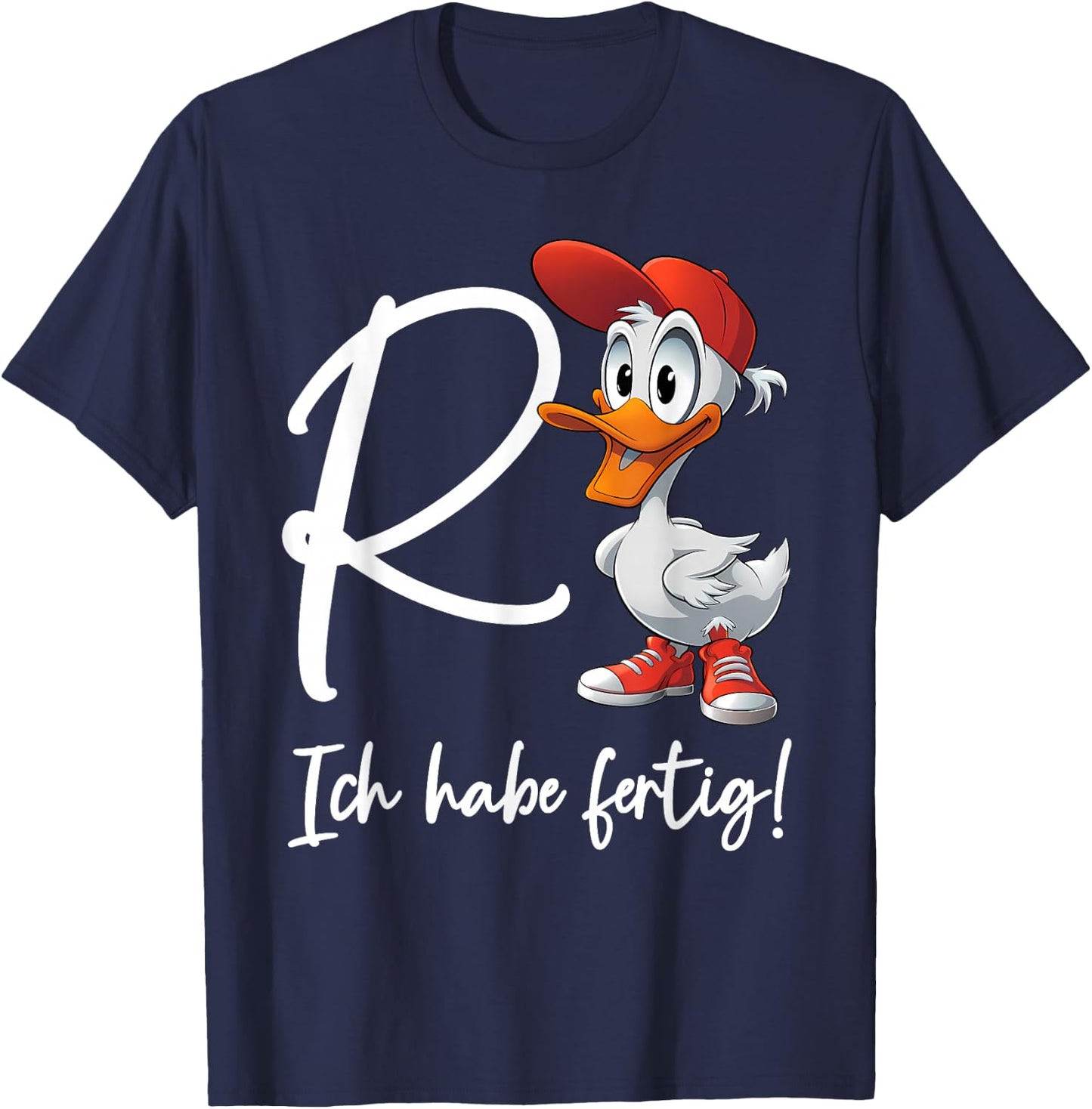 Groovige Rente Ente Rentner R Ente Lustig Ruhestand Pension T-Shirt - T-Shirt | Navy