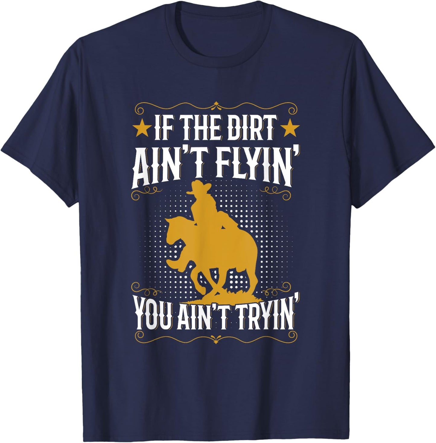 Youth Rodeo Mutton Busting Design for a Mutton Buster T-Shirt - T-Shirt | Navy