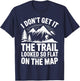 Best Hiking Art Women Outdoor Hike Gear Hiker Hiking T-Shirt - T-Shirt | Navy
