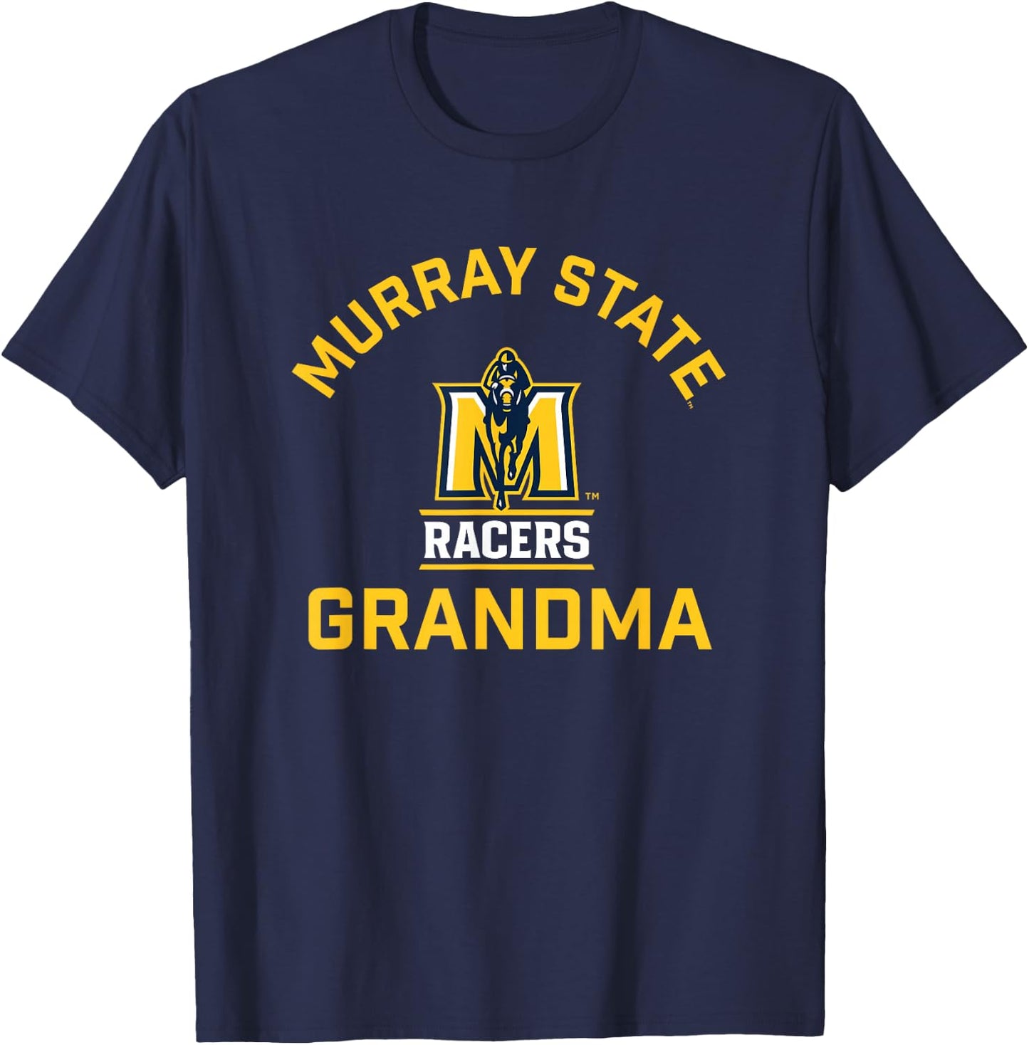 Murray State University Racers Arched Grandma T-Shirt - T-Shirt | Navy