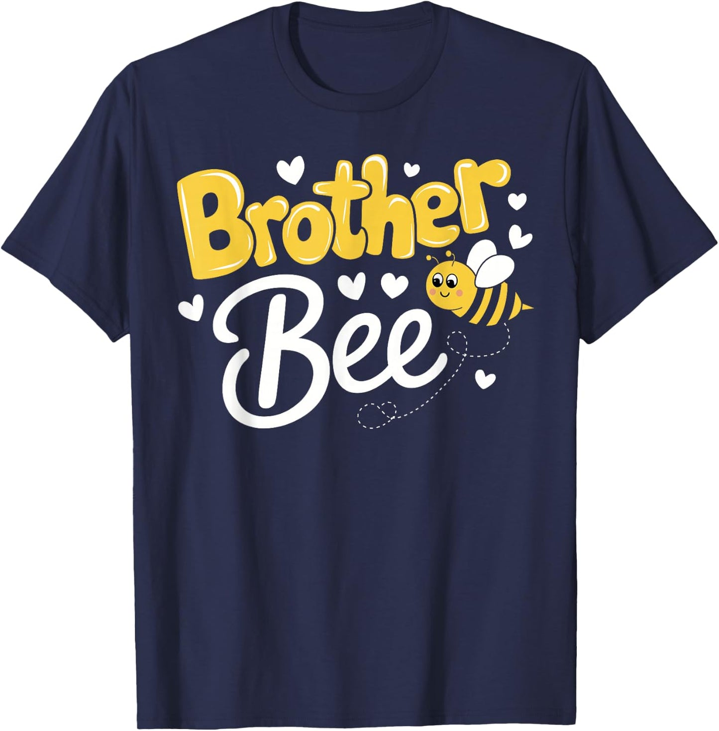 Brother Bee Family Matching Beekeeper Sweet Bee and Brother T-Shirt - T-Shirt | Navy