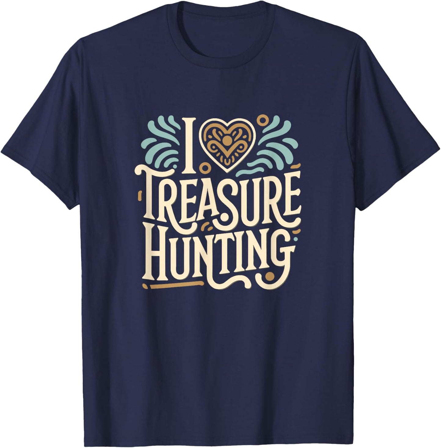 I Love Vintage Furniture T-Shirt - T-Shirt | Navy
