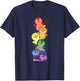 Rainbow Flag Gay Pride LGBTQ Penguin T-Shirt - T-Shirt | Navy