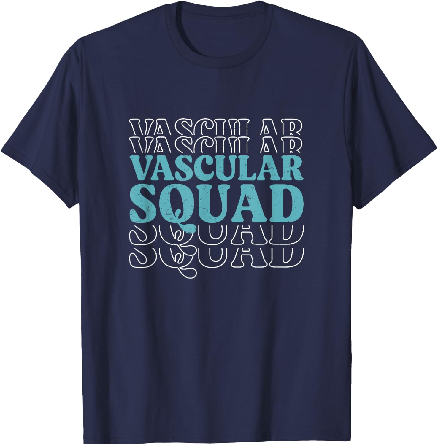 Cardiovascular Technologist Vascular Squad Cardiologist T-Shirt - T-Shirt | Navy
