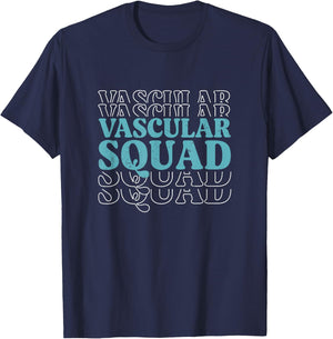 Cardiovascular Technologist Vascular Squad Cardiologist T-Shirt - T-Shirt | Navy