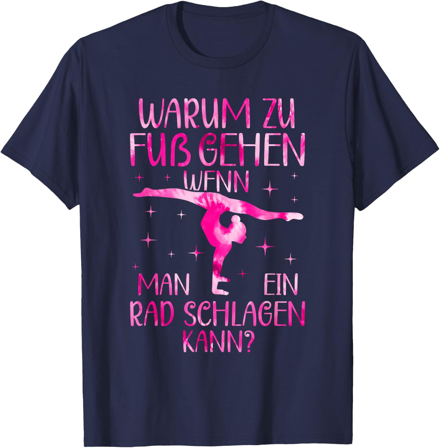 Acrobatic Gymnastics Gymnastics Girl's , black T-Shirt - T-Shirt | Navy