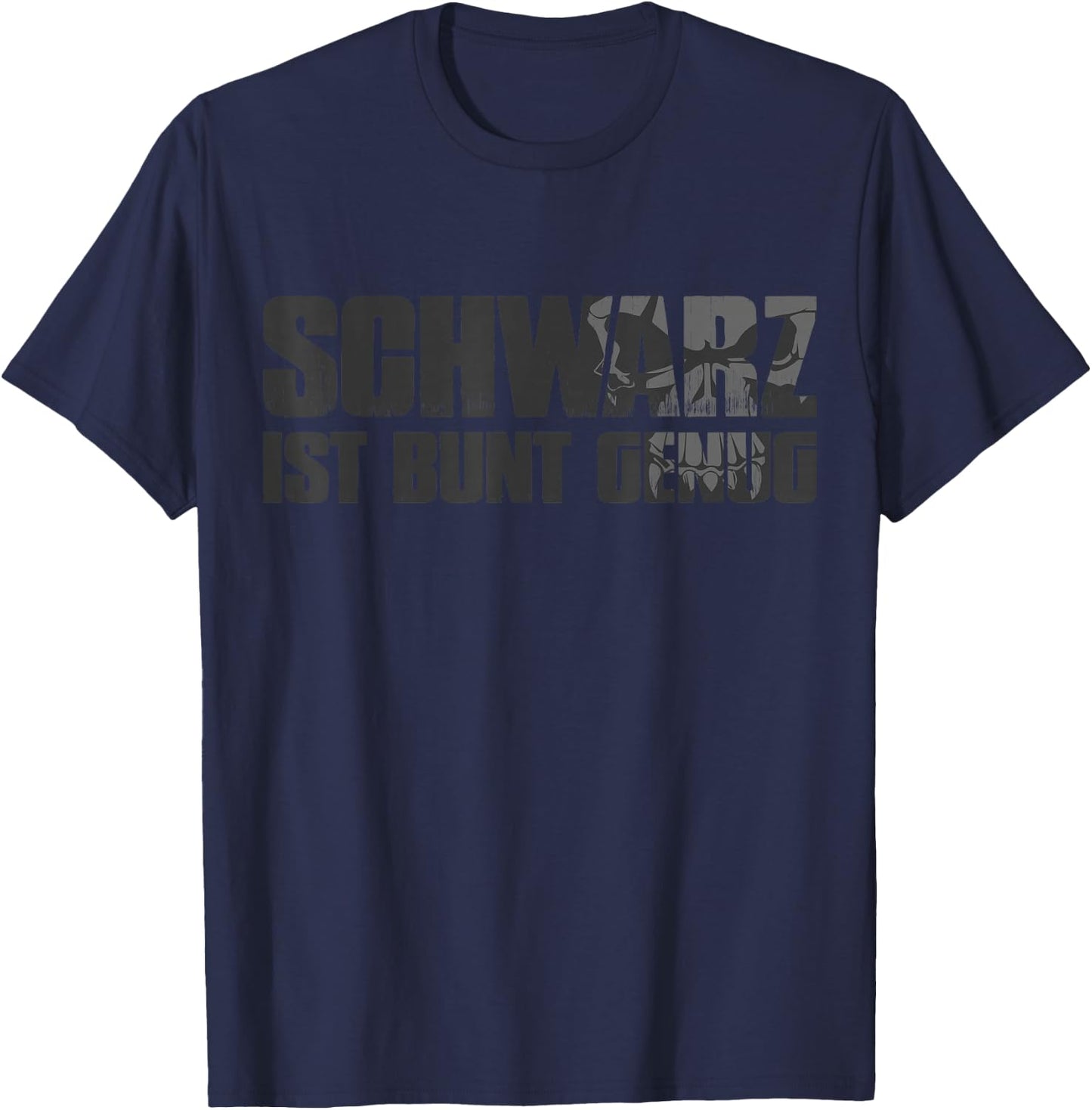 Black Edition Black is Colourful Enough, black T-Shirt - T-Shirt | Navy