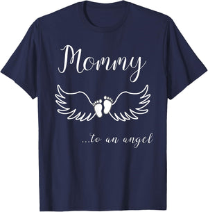 Mommy to Angel Baby for Grieving Moms T-Shirt - T-Shirt | Navy