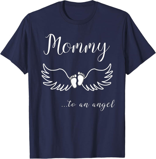 Mommy to Angel Baby for Grieving Moms T-Shirt - T-Shirt | Navy