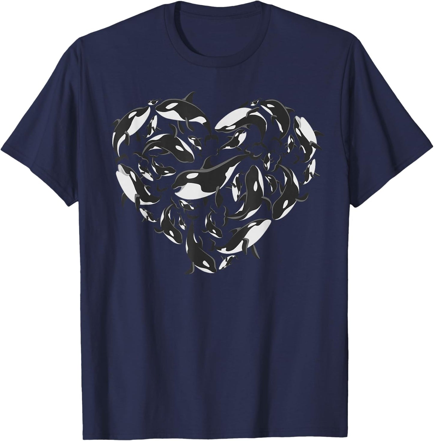 Best Orca Design Women Kids Killer Whale Orca Lover T-Shirt - T-Shirt | Navy