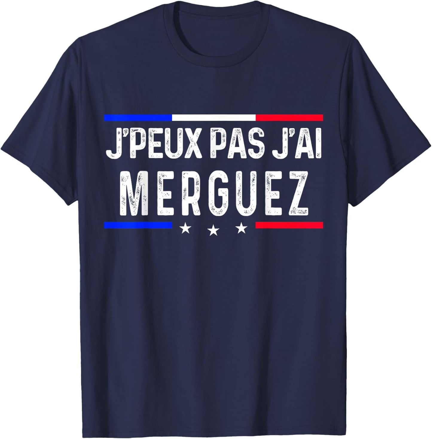 Je peux pas j'ai merguez T-Shirt - T-Shirt | Navy