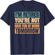 I'm Retired You're Not Retro Funny Retirement Vintage Men T-Shirt - T-Shirt | Navy