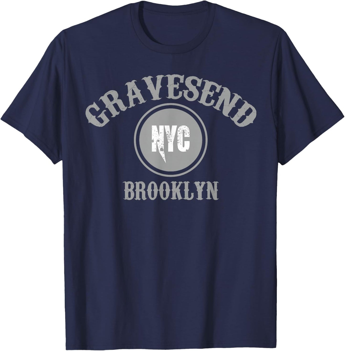 Cool - Gravesend Brooklyn NYC T-Shirt - T-Shirt | Navy