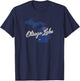 Otsego Lake Michigan MI Map T-Shirt - T-Shirt | Navy