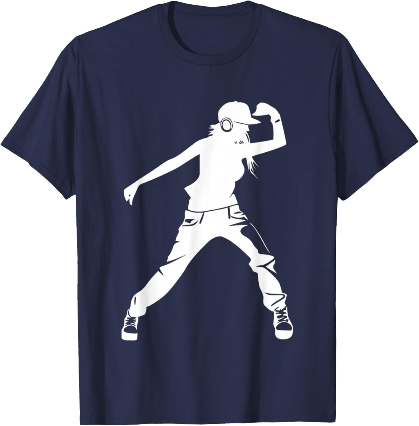 Girl Loves to Dance Hip Hop - Hiphop Dancer Breakdancing T-Shirt - T-Shirt | Navy