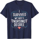 Nursing Graduation I Survived My Wife'S Nursing Degree T-Shirt - T-Shirt | Navy