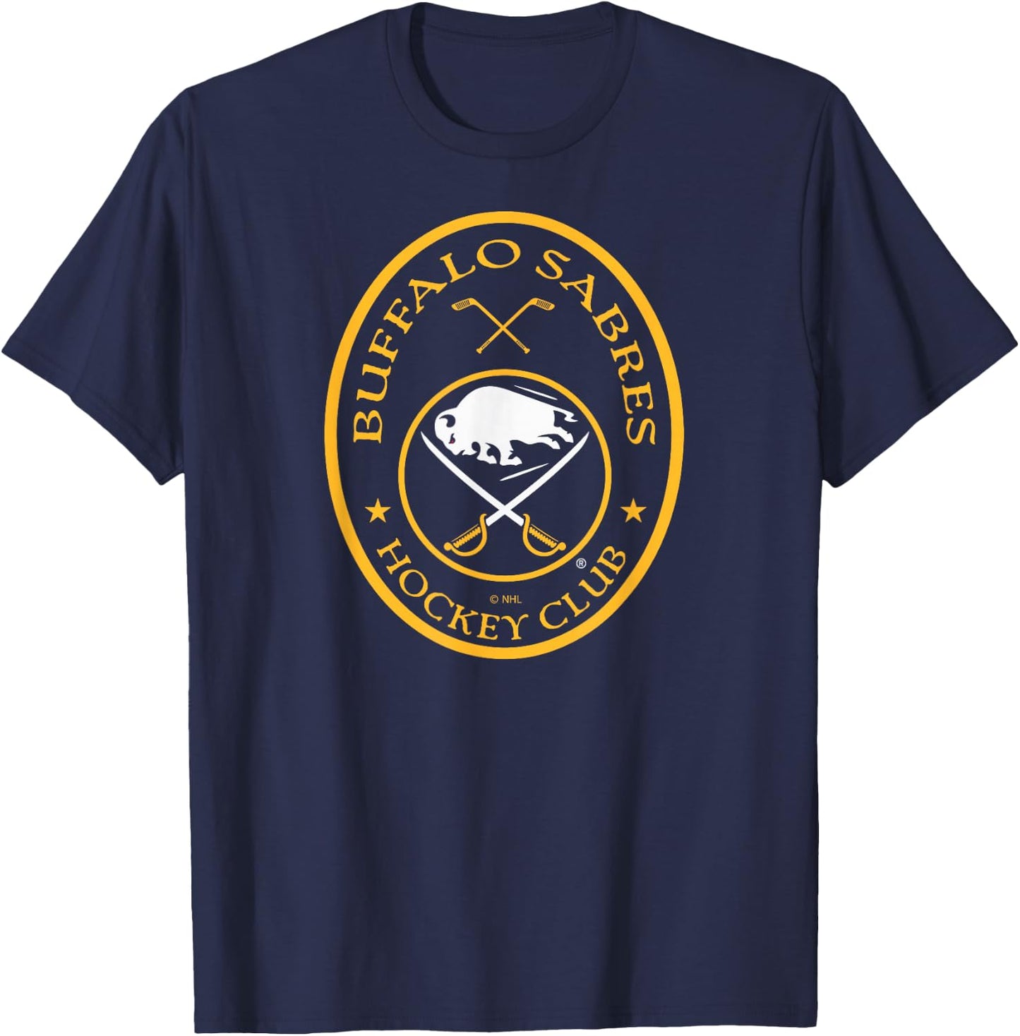 Buffalo Sabres Iconic Royal Blue Officially Licensed T-Shirt - T-Shirt | Navy