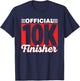 Official 10K Finisher Race Runner Run Running 10K T-Shirt - T-Shirt | Navy