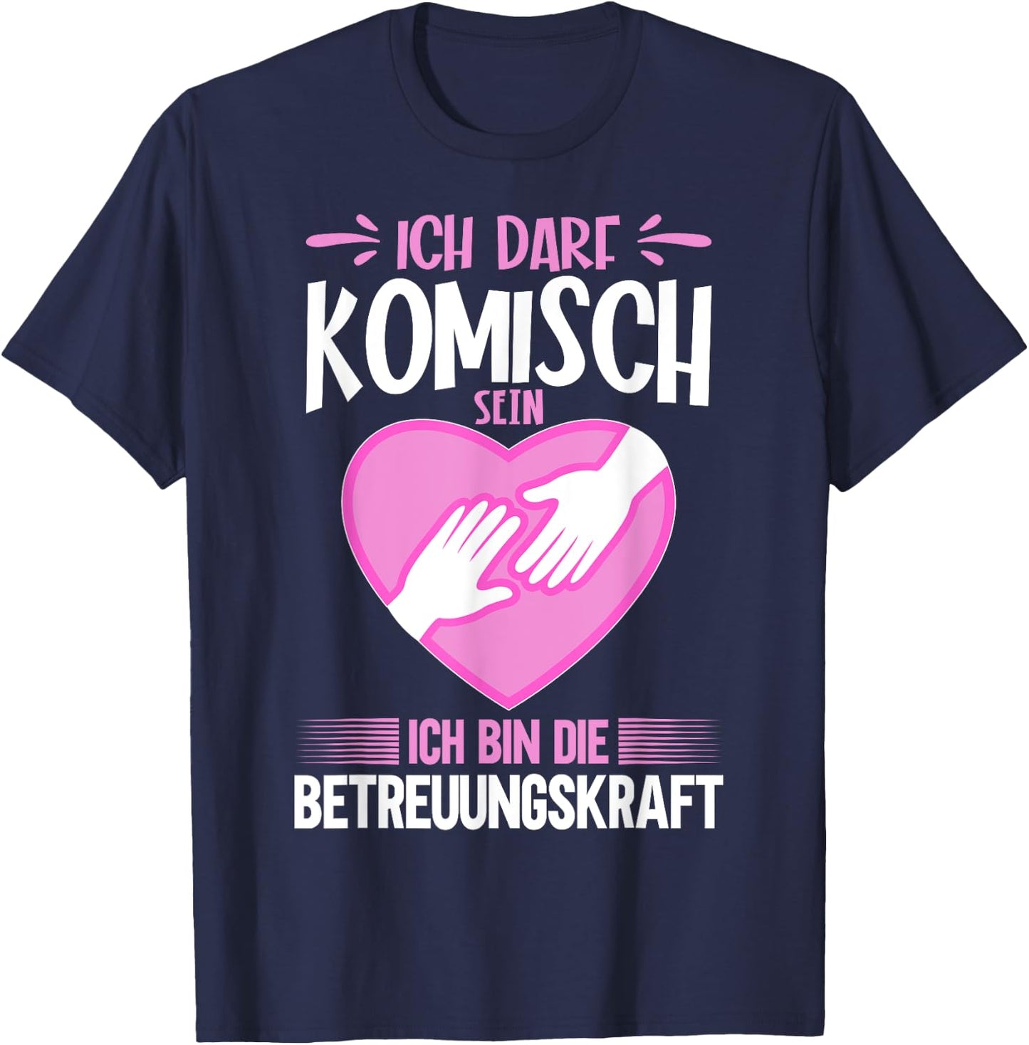 Pflegerin Altenpflege Lustiges Pflegefachkraft T-Shirt - T-Shirt | Navy