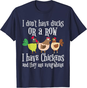 Funny Chicken Lover Graphic and Men Chicken Farmer T-Shirt - T-Shirt | Navy