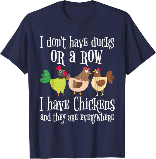 Funny Chicken Lover Graphic and Men Chicken Farmer T-Shirt - T-Shirt | Navy