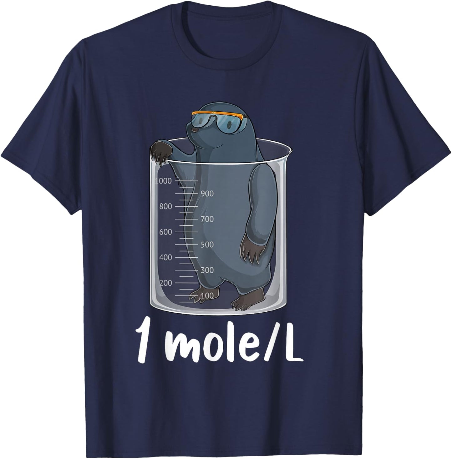 Funny Chemistry Chemist Student Science Teacher Moles Women T-Shirt - T-Shirt | Navy