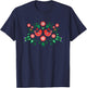 Polish Traditional Folk Pattern, Eastern Folklore T-Shirt - T-Shirt | Navy