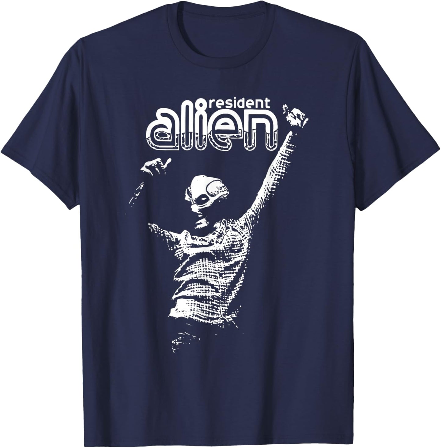 Alien Resident , Black, S T-Shirt - T-Shirt | Navy