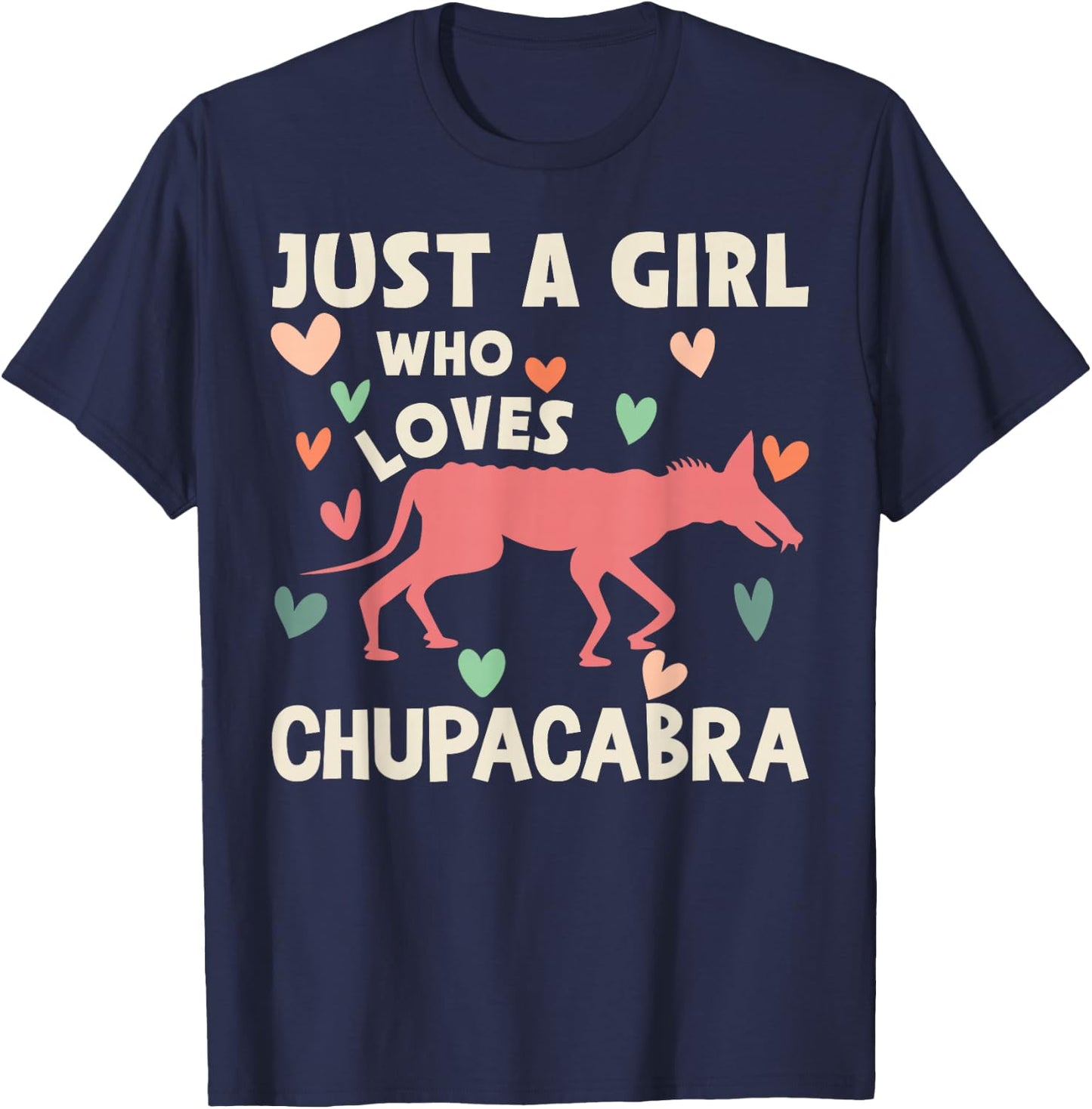 Chupacabras I Chupacabra Picture T-Shirt - T-Shirt | Navy
