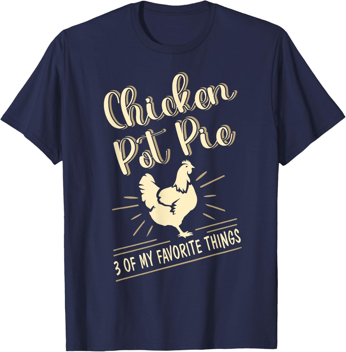 Chicken Pot Pie T-Shirt - T-Shirt | Navy
