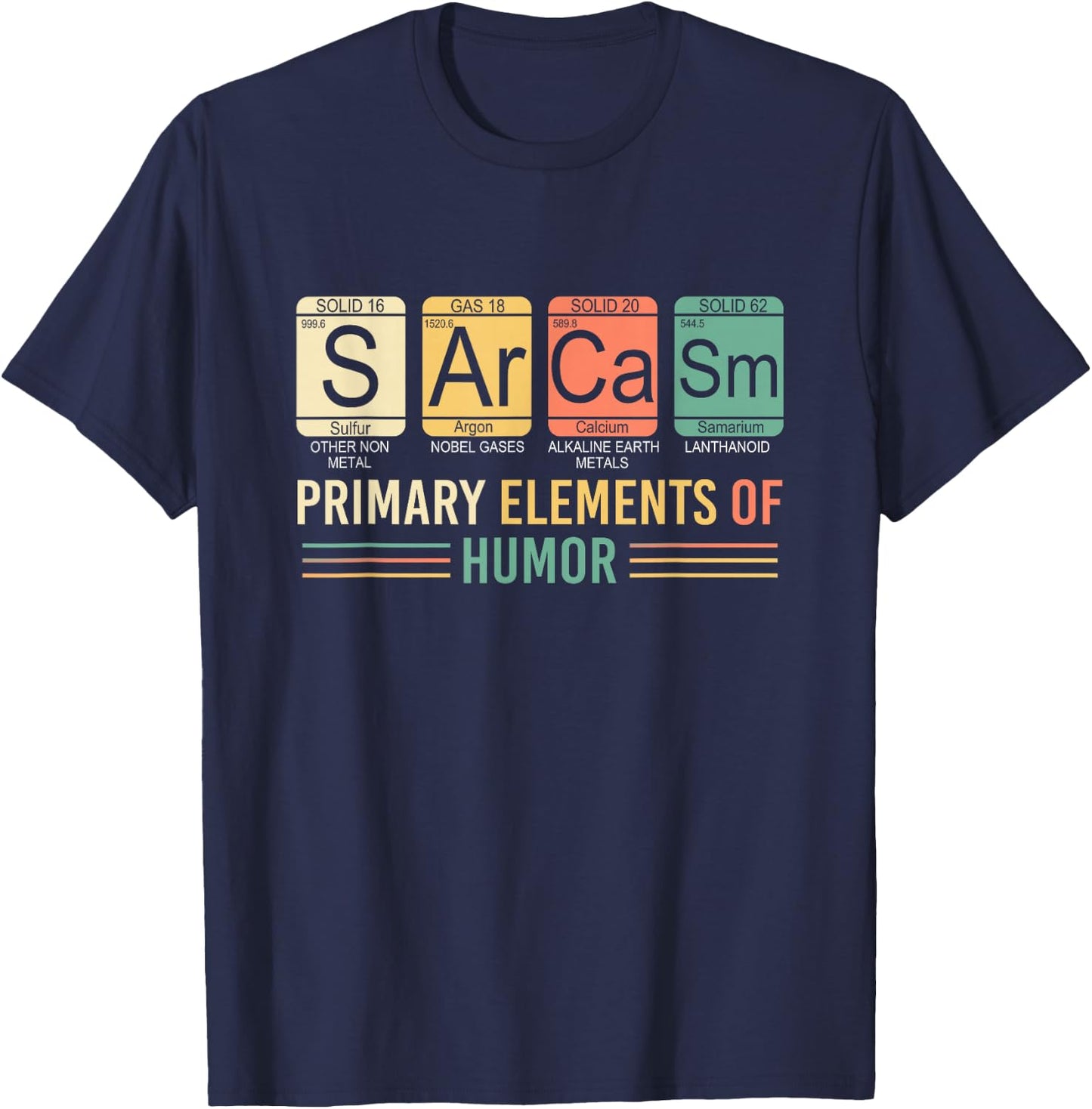 Funny Chemist Joke Irony Gift Chemistry Sarcasm T-Shirt - T-Shirt | Navy