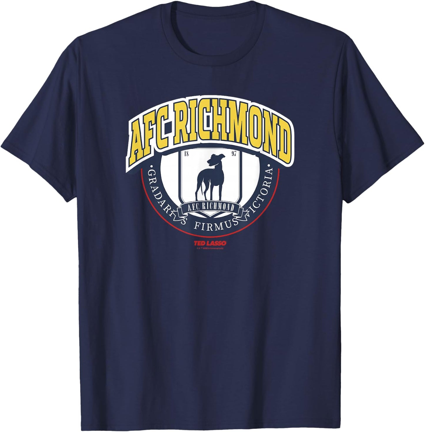 Ted Lasso AFC Richmond Gradarius Firmus Victoria T-Shirt - T-Shirt | Navy