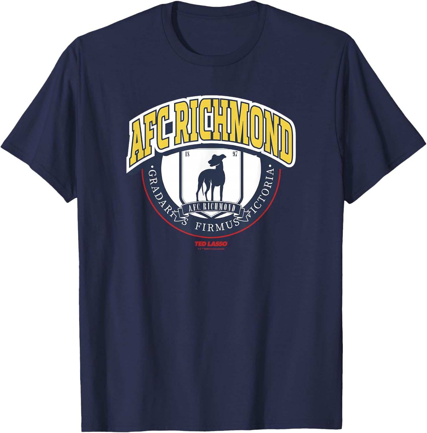 Ted Lasso AFC Richmond Gradarius Firmus Victoria T-Shirt - T-Shirt | Navy