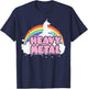 Heavy Metal Unicorn Music Ella Lopez , black T-Shirt - T-Shirt | Navy