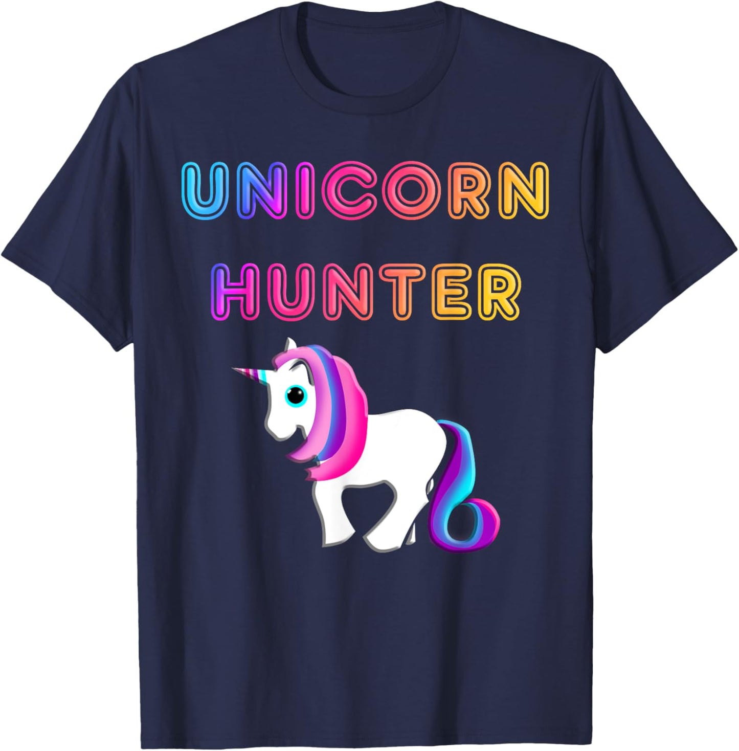 Unicorn Hunter T-Shirt - T-Shirt | Navy
