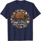 Save a Tree Eat a Beaver - Humor Graphic Novelty Sarcastic T-Shirt - T-Shirt | Navy