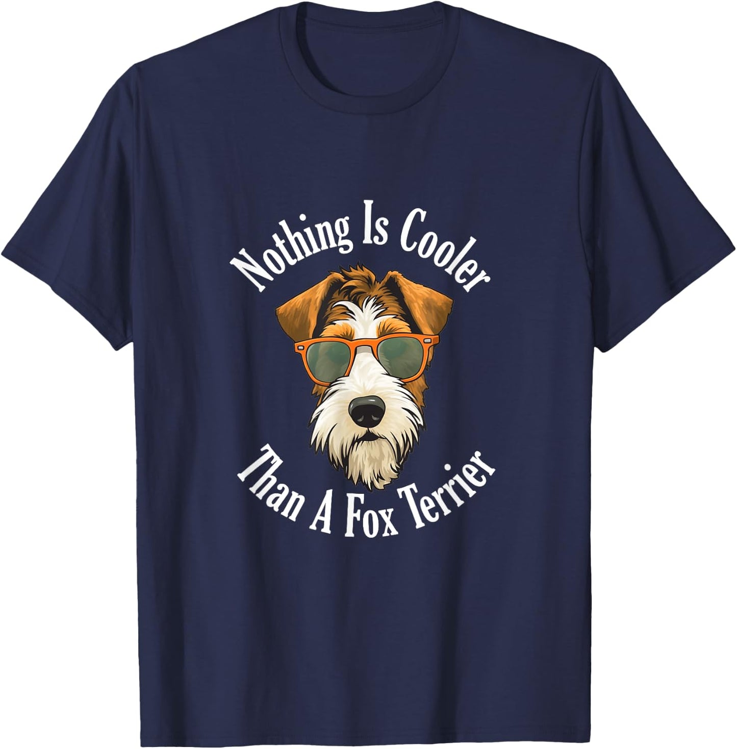 Cool Wire Haired Fox Terrier - WHFT T-Shirt - T-Shirt | Navy